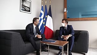 Κ. Μητσοτάκης - Ε. Μακρόν στην Κορσική