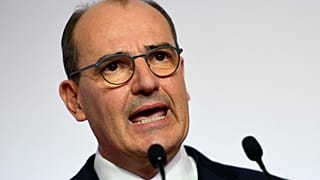Une conférence précédente sur le Covid-19 tenue par le Premier ministre français, Jean Castex, le 27 août 2020 à Paris