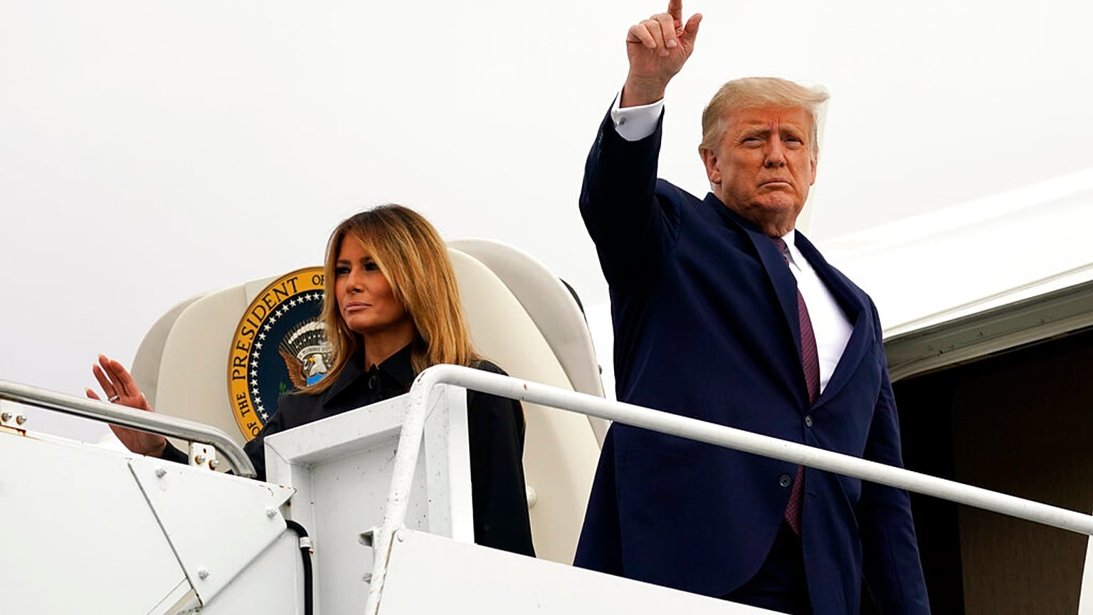 Donald Trump con la moglie Melania