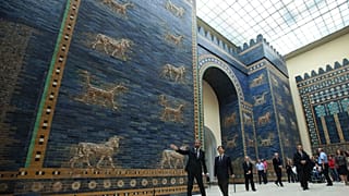 صورة للآثار المعروضة في المتحف