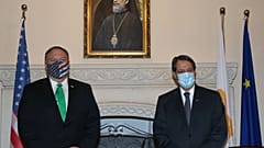  Πρόεδρος της  Κυπριακής Δημοκρατίας Νίκος Αναστασιάδης υποδέχεται τον Υπουργό Εξωτερικών των ΗΠΑ Μάικ Πομπέο