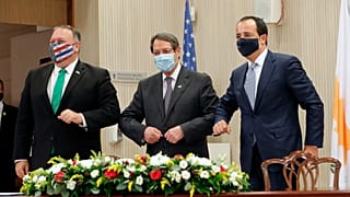 ABD Dışişleri Bakanı Mike Pompeo  Kıbrıs Cumhuriyetini ziyaret etti