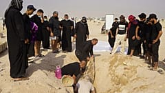 Irak Covid-19 mezarlık