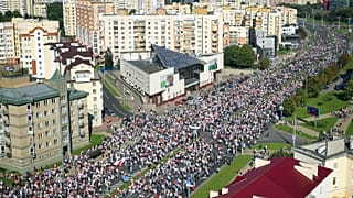 Belarus'ta Devlet lideri Lukaşenko karşıtı gösteriler 36'ıncı gününe girdi.