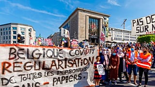Συγκέντρωση υγειονομικών υπαλλήλων στις Βρυξέλλες