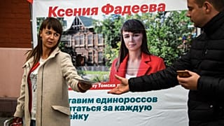 المرشحة المعارضة كسينيا فاديفا