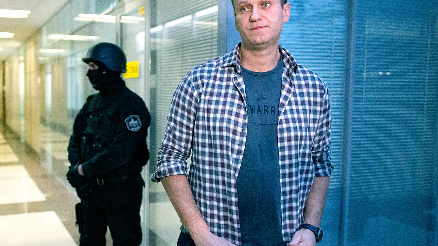 Russian opposition leader Alexei Navalny in Moscow, Russia on Dec. 26, 2019.