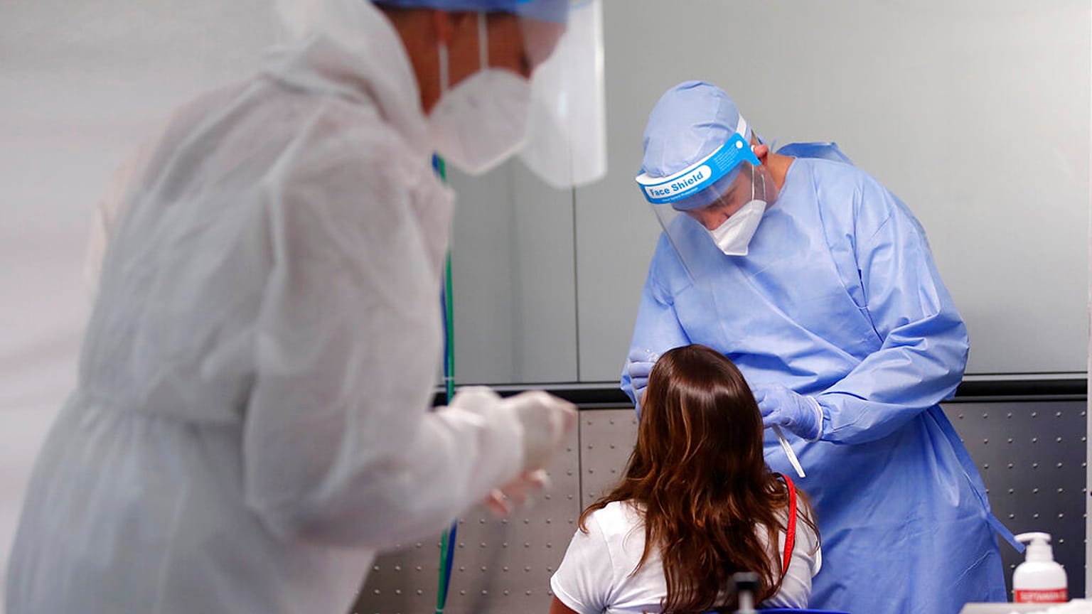 Un test du Covid-19 dans un laboratoire