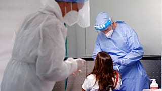 Un test du Covid-19 dans un laboratoire