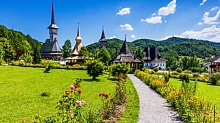 The  unique architectural style of Maramureș in Romania