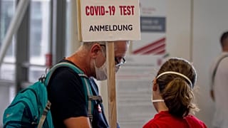 Informationen zum Covid-Testcenter am Flughafen Frankfurt, 15.8.2020