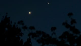 A Vénusz és a Jupiter együttállása 2015-ben