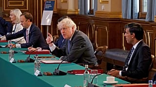 Boris Johnson, Premier ministre britannique lors d'un conseil des ministres, le 15 septembre 2020.