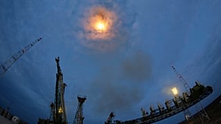 Запуск ракеты "Союз МС-15" с космодрома Байконур 25 сентября 2019