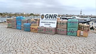 Autoridades algarvias apreenderam cerca de 2.500 quilos de haxixe no rio Guadiana