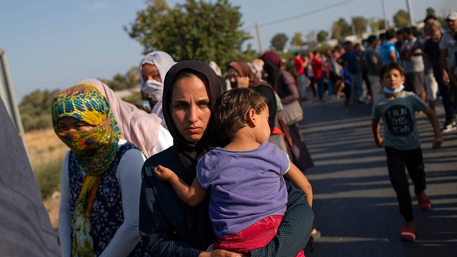 Flüchtlinge auf Lesbos
