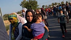 Flüchtlinge auf Lesbos
