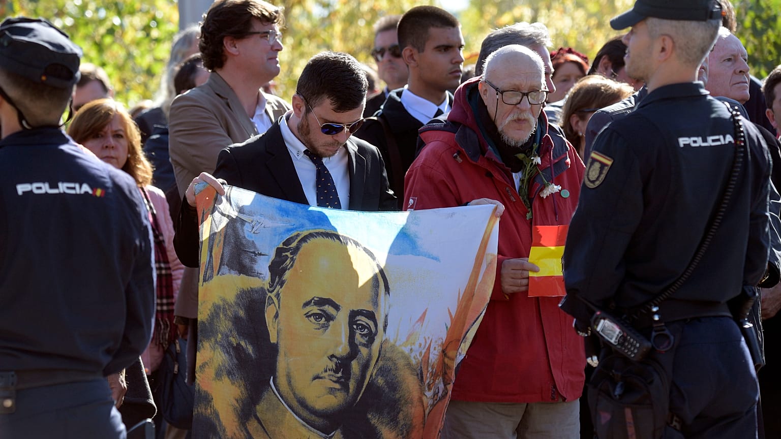 Franco-Anhänger im Oktober 2019
