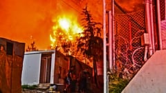 Φωτιά στο ΚΥΤ της Σάμου - φωτο αρχείου Οκτώβριος 2019