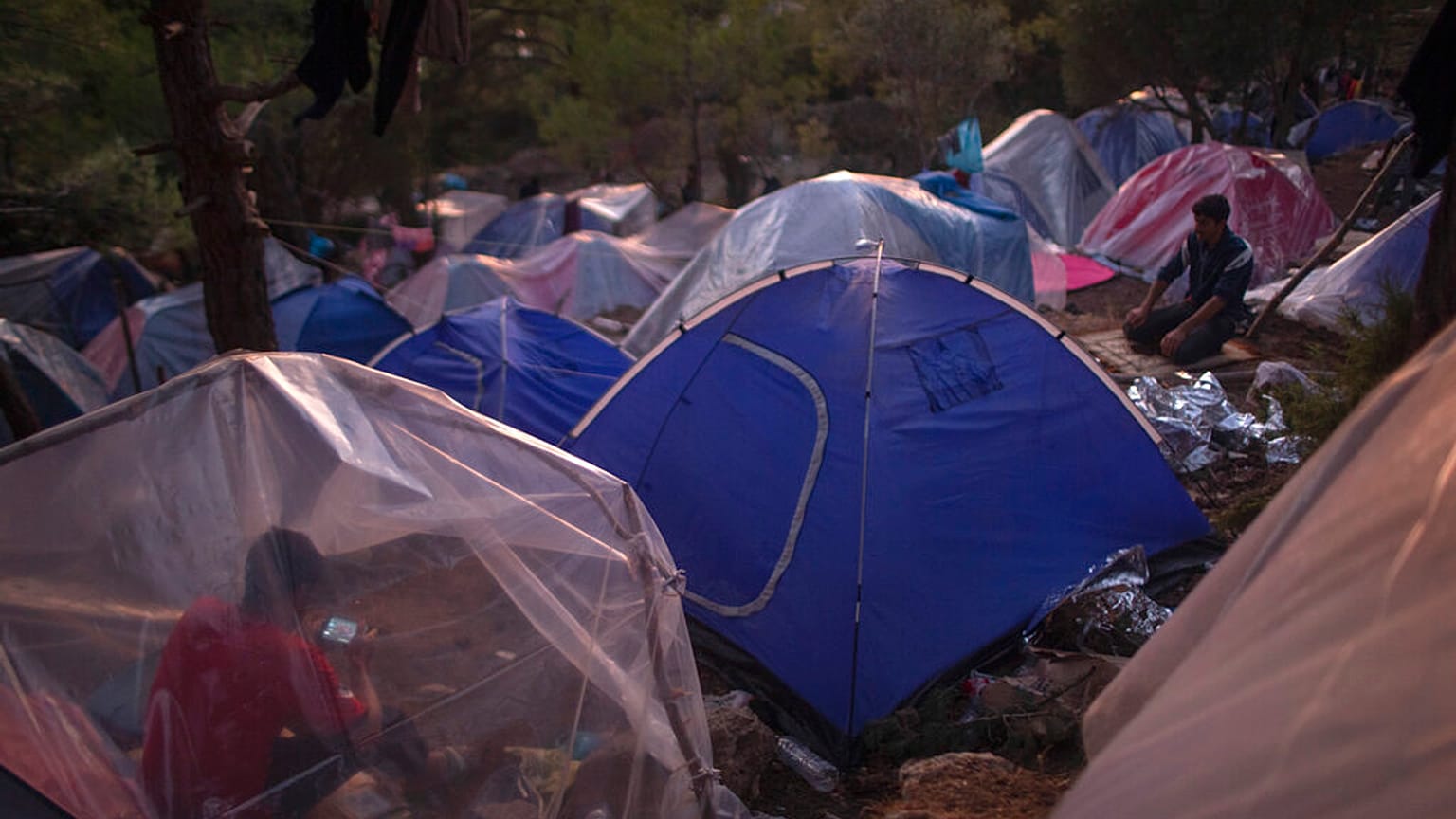 Lager Vathy auf Samos 2019