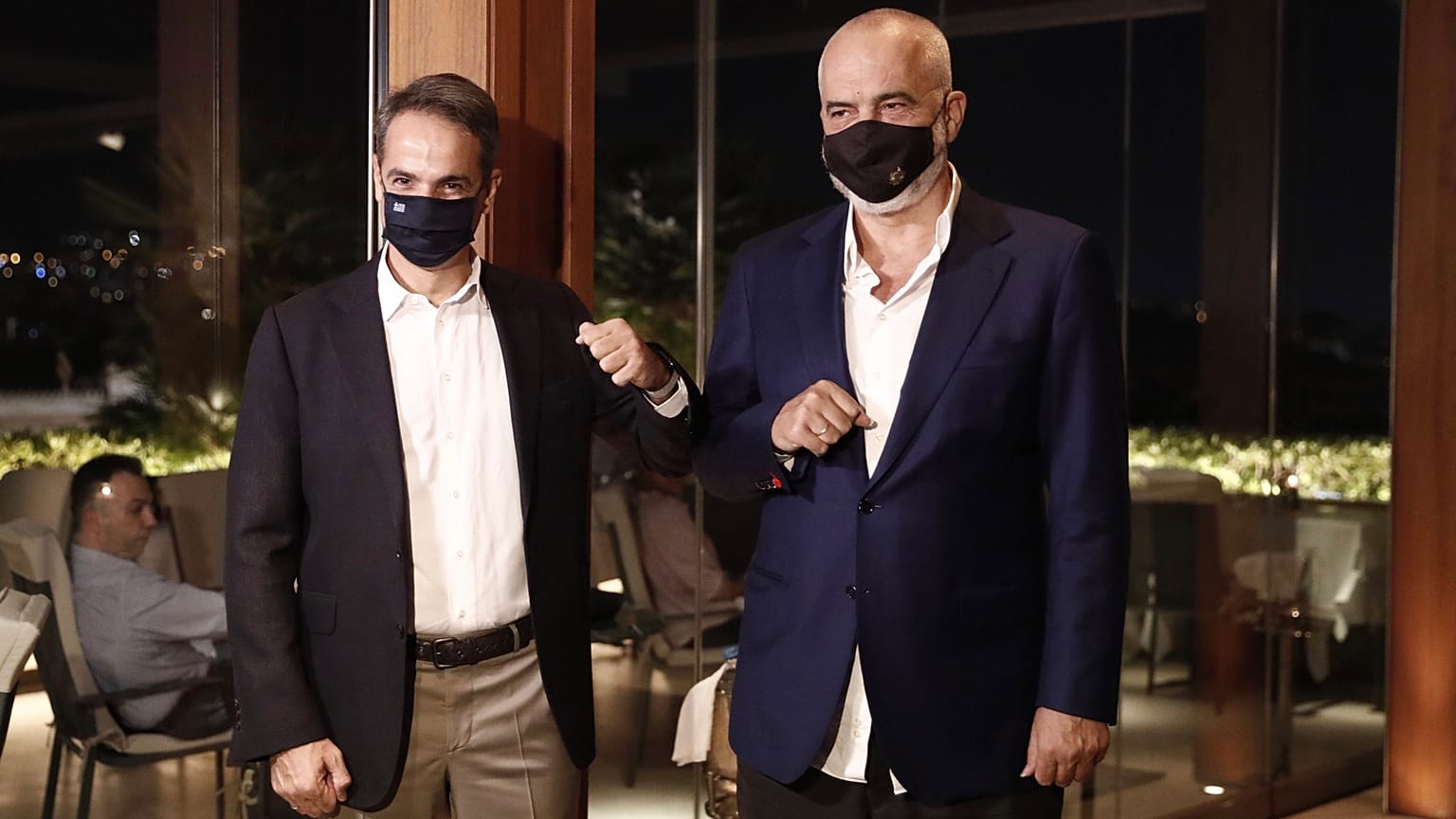 Συνάντηση του Κυριάκου Μητσοτάκη με τον Αλβανό ομόλογό του Έντι Ράμα