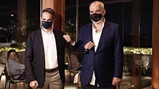Συνάντηση του Κυριάκου Μητσοτάκη με τον Αλβανό ομόλογό του Έντι Ράμα