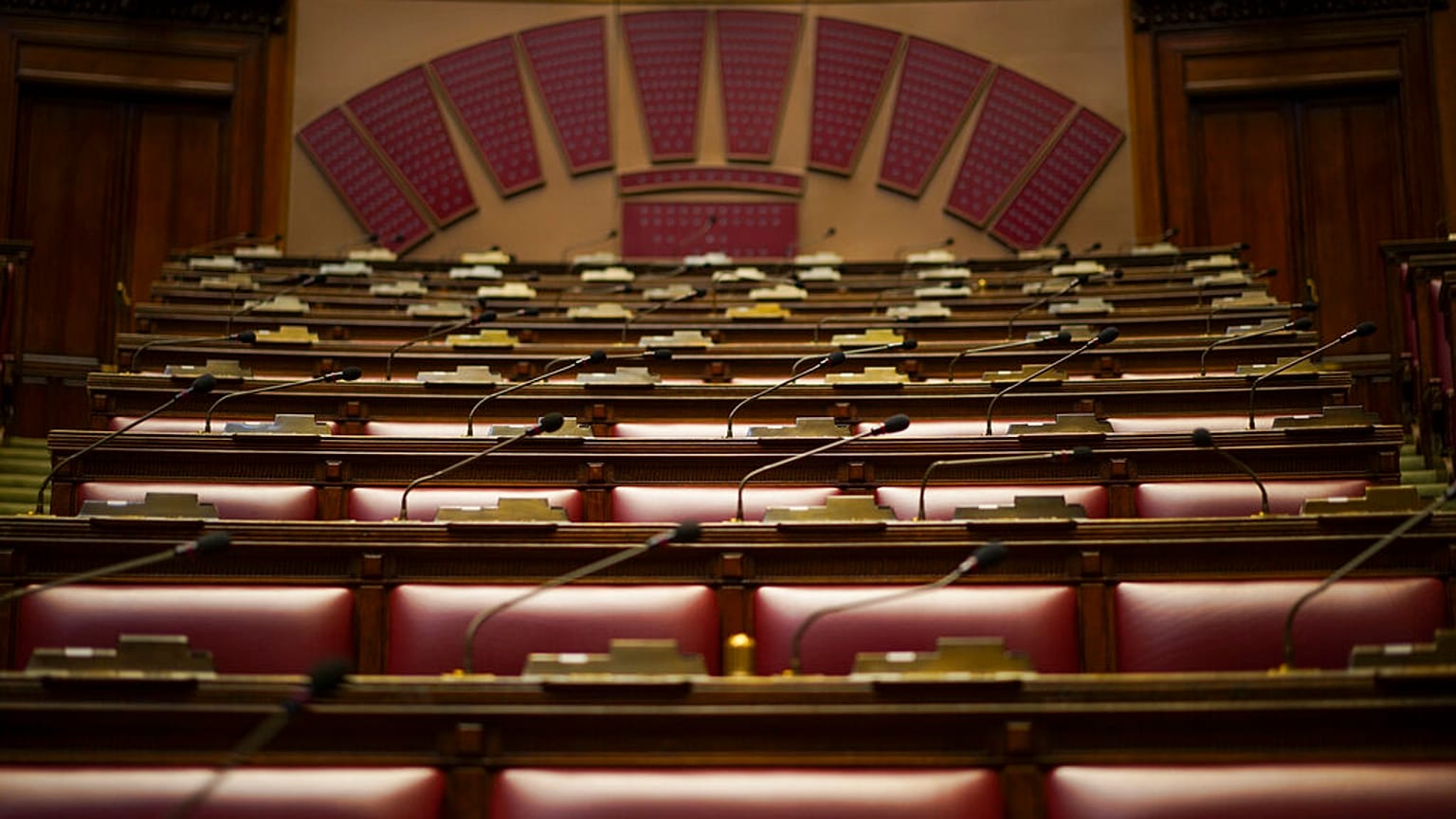 Dettaglio dell'emiciclo, Montecitorio