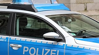 Coche de policía alemana.
