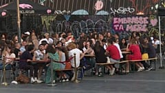 Terrasse de bars à Rennes, septembre 2020