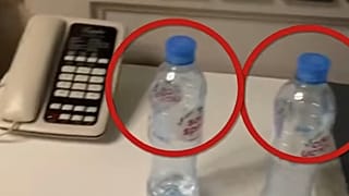 Images from Navalny's hotel room were posted on his Instagram account