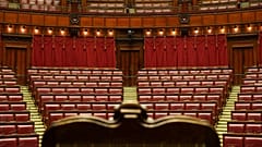 La cámara baja del Parlamento italiano 