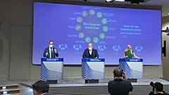 Pressekonferenz mit Frans Timmermans, Vizepräsident der EU-Kommission