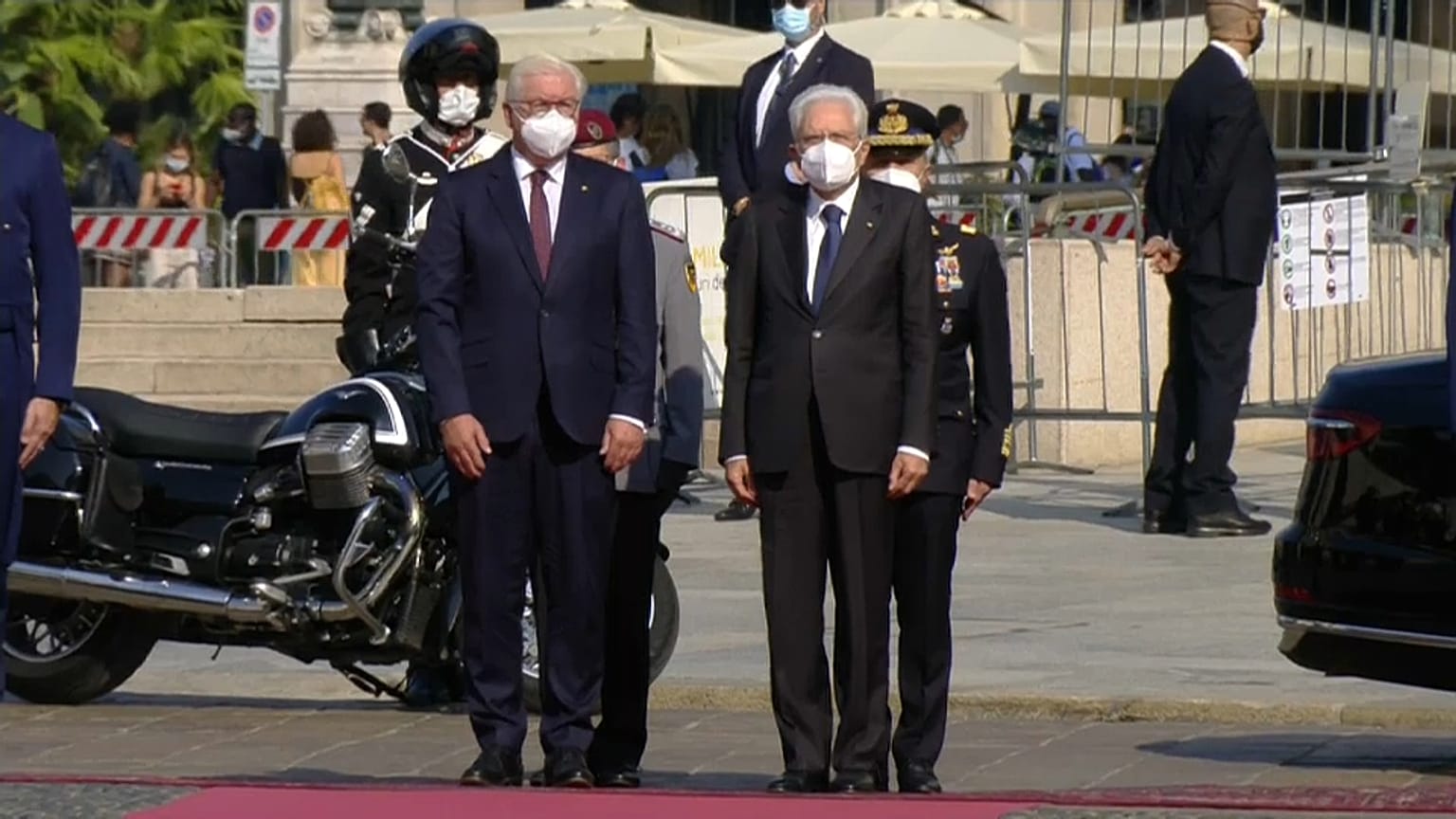 Visita del presidente tedesco Steinmeier a Milano