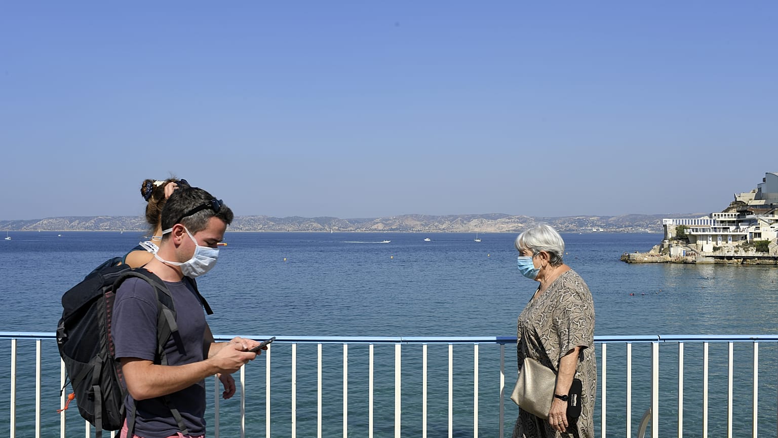 Menschen in Marseille