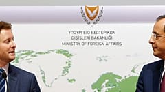 France's Minister for European Affairs Clement Beaune and Cyprus' Foreign Minister Nikos Christodoulides held talks in Nicosia on Friday