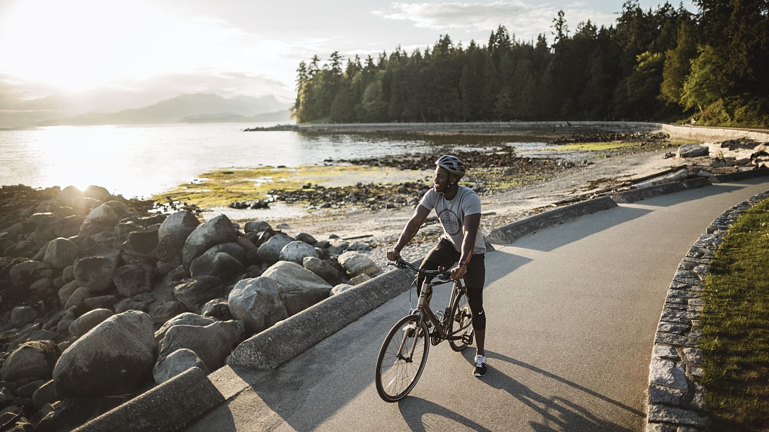 Part of The Great Trail by Second Hand Beach in Vancouver, British Columbia, Canada.