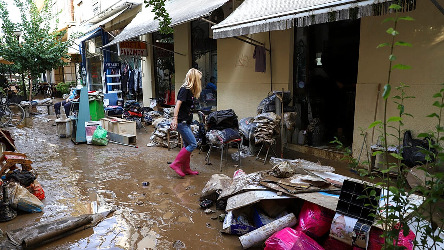 Karditsa nach Sturm Ianos