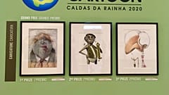 Caricaturas premiadas no "World Press Cartoon 2020"