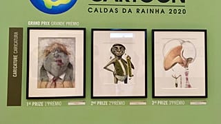 Caricaturas premiadas no "World Press Cartoon 2020"