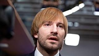 A cseh egészségügyi miniszter, Adam Vojtěch az EU-s szakminiszterek brüsszeli találkozóján 2020. március 6-án