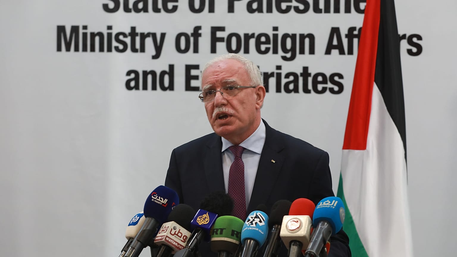 Filistin Dışişleri Bakanı Riyad El-Maliki
