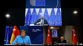 Angela Merkel, Charles Michael ve R.Tayyip Erdoğan