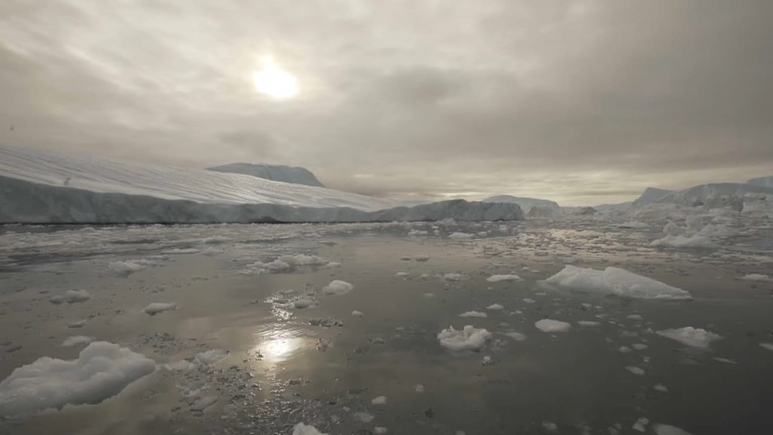Melting Arctic sea ice
