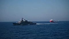 Navi turche in navigazione in Egeo