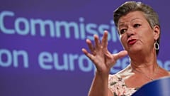 La commissaria agli Affari interni,  Ylva Johansson 