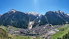 Le village autrichien d'Ischgl, le 23/04/2020
