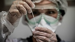 Coronavirus-Test bei Lyon