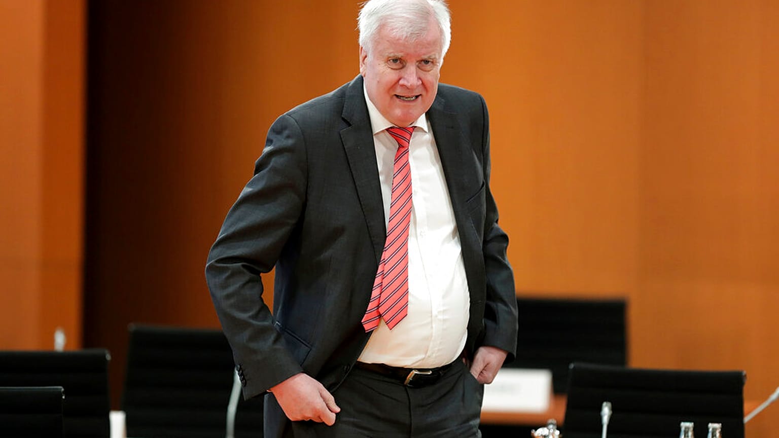Der deutsche Innenminister Horst Seehofer bei der wöchentlichen Kabinettssitzung in Berlin, 16. September 2020