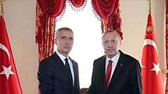  Türkiye Cumhurbaşkanı Recep Tayyip Erdoğan (sağda) NATO Genel Sekreteri Jens Stoltenberg (solda)
