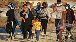 Geflüchtete auf Lesbos